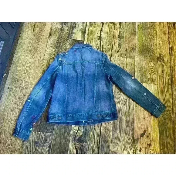 Johnny Was Blossom Cali jean jacket trucker embroidered XS - Picture 3 of 4